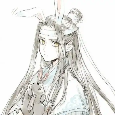可爱彩绘动漫情侣头像别来无恙你在心上
