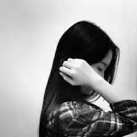 侧脸闭眼女生头像微信头像图片大全
