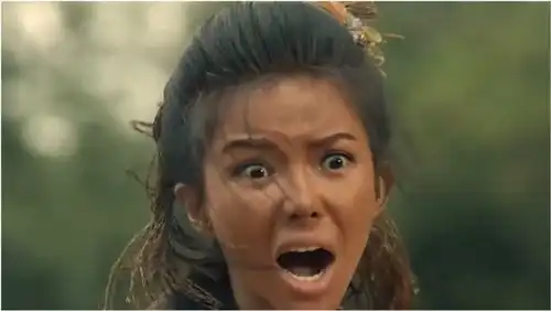 轩辕大帝原始女人演技太好了,这个表情都能当表情包了,太绝了

