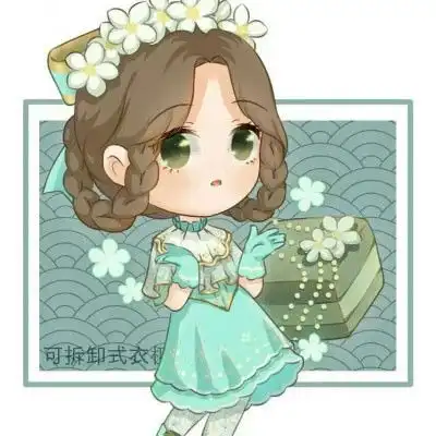 唯美古风手绘动漫女生头像
