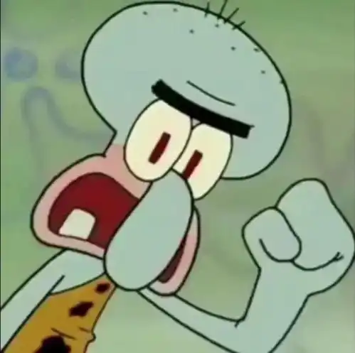 海绵宝宝章鱼哥头像合集,佛系青年必备,原始人这张我爱了