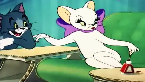 猫和老鼠汤姆猫用杰瑞当礼物讨好美女猫,小老鼠很给力啊
