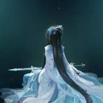 唯美古风女生动漫头像
