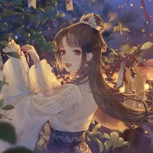 何来人间一惊鸿只是世间一俗人仙气古风女生头像