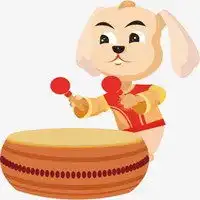 敲锣打鼓弹琴的表情包微信头像图片大全
