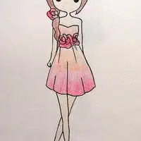 手绘动漫美女头像唯美微信头像图片大全

