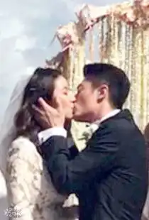 霍建华爱的宣言弄哭林心如婚礼亲吻9秒
