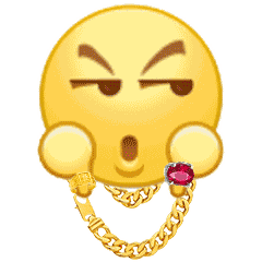 抖音捂脸土豪表情包阿联酋式炫富
