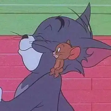 汤姆猫和杰瑞老鼠情侣头像,卡通头像图片
