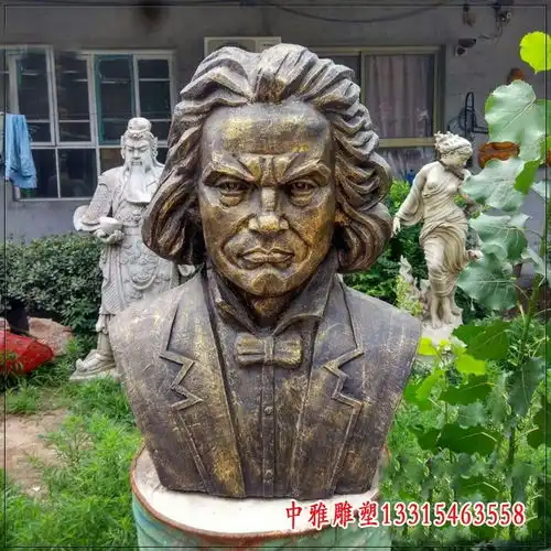 玻璃钢仿铜西方名人漯河红铜雕塑西方名人图片
