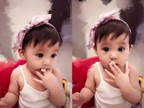 颜值天王黎明女儿正面照曝光,被嘲丑的一脉相承
