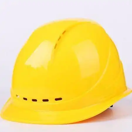 加厚防砸劳保工地头盔v型透气工地安全头帽
